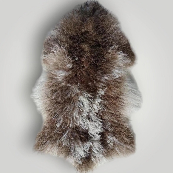 MUST HAVE! Luxury Tibet Mongolian Sheepskin Decorative Throw or Warming Blanket - Picture 9 of 16